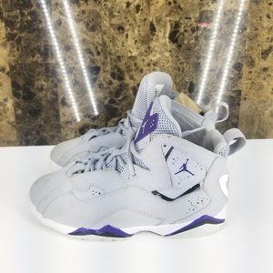 Jordan True Flight (PS) Wolf Grey/Court Purple-Bla